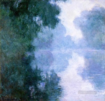 niebla Obras - Brazo del Sena cerca de Giverny en la niebla II Claude Monet